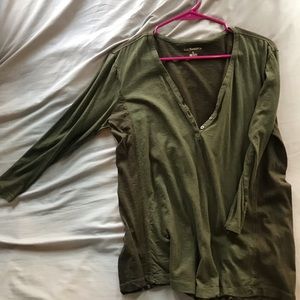green blouse